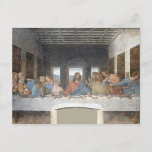Iconic Leonardo da Vinci The last Supper Briefkaart