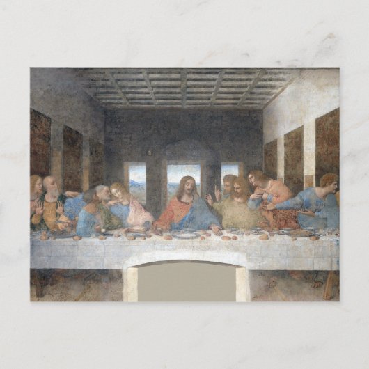 Iconic Leonardo da Vinci The last Supper Briefkaart (Voorkant)