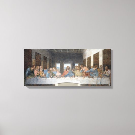 Iconic Leonardo da Vinci The last Supper Canvas Afdruk (Voorkant)