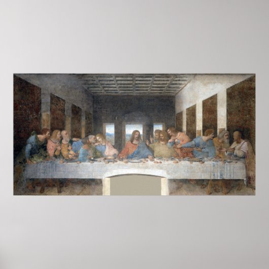 Iconic Leonardo da Vinci The last Supper Poster (Voorkant)