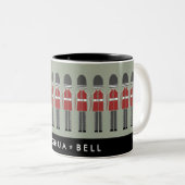 Iconic London Queen's Guards Two-tone Mokken (Voorkant rechts)