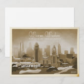  Iconic Los Angeles Winter Non-Foto Feestdagenkaart (Voorkant / Achterkant)