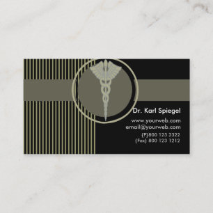 Iconic Medicine Pharma Medical Pinstripe Doctor Visitekaartje