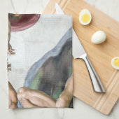 Iconic Michelangelo Creation of Adam Theedoek (Quarter Fold)