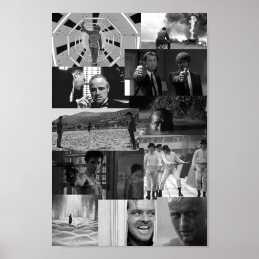 Iconic Movie Scene Collage Poster (Voorkant)