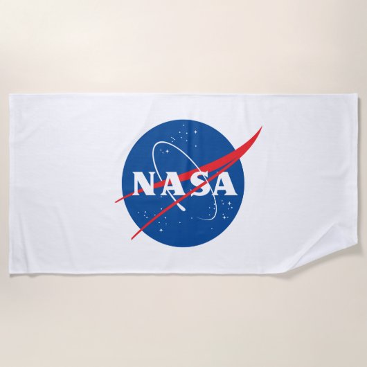 Iconic NASA Beach Towel (Rocket White) Strandlaken (Voorkant)