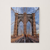 Iconic New York Landmark Brooklyn Bridge Legpuzzel (Verticaal)