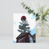 Iconic North End Signpost Briefkaart (Staand voorkant)