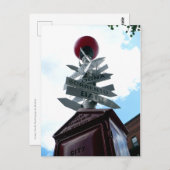 Iconic North End Signpost Briefkaart (Voorkant / Achterkant)