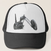 Iconic Old School  Custom Chopper Trucker Pet (Voorkant)