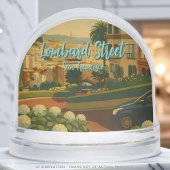 Iconic San Francisco Lombard Street Souvenir Dome  Sneeuwbol