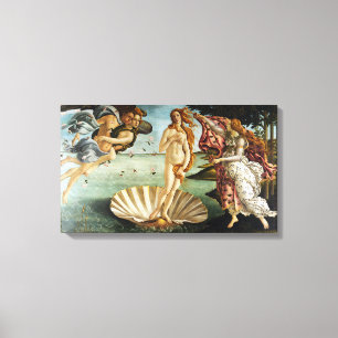 Iconic Sandro Botticelli De geboorte van Venus Canvas Afdruk