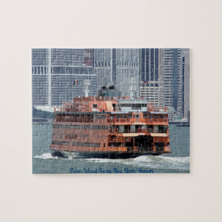 Iconic Staten Island Ferry Jigzaag Puzzle Legpuzzel