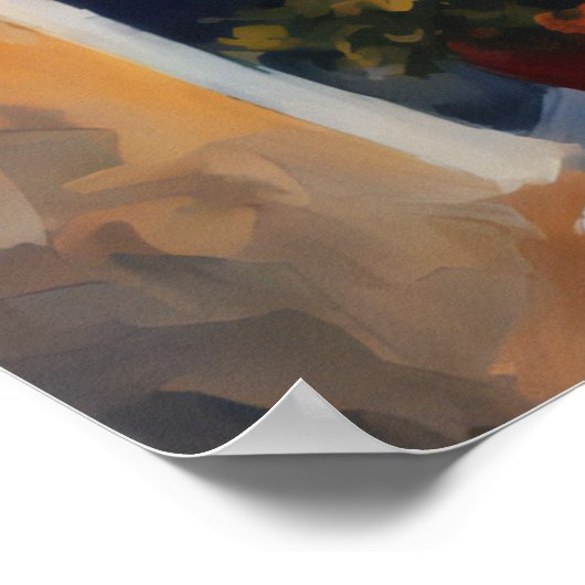 Iconic Views of Oia Poster (Hoek)