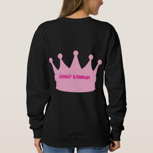 iconic woman sweatshirt  (Achterkant)