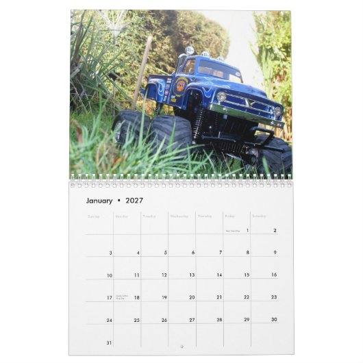 IconicRC.com 2012 RC Car Calendar Kalender (Jan 2027)