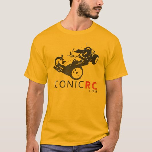 IconicRC T-Shirt - Gold (Voorkant)