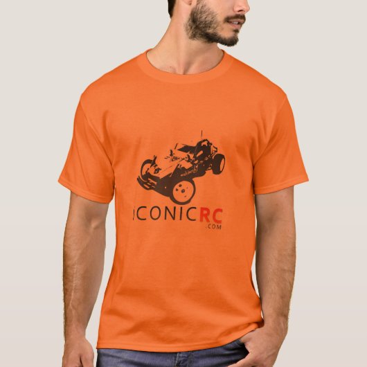 IconicRC T-Shirt (Oranje) (Voorkant)