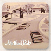 Iconisch 60s Mid Century Modern Onderzetter (Voorkant)