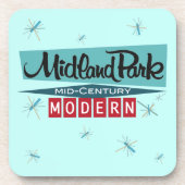 Iconisch 60s Mid Century Modern Onderzetter (Voorkant)