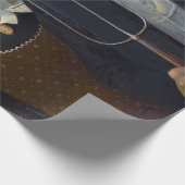 Iconisch-Amerikaanse Gothic van Grant Wood Cadeaupapier (Hoek)