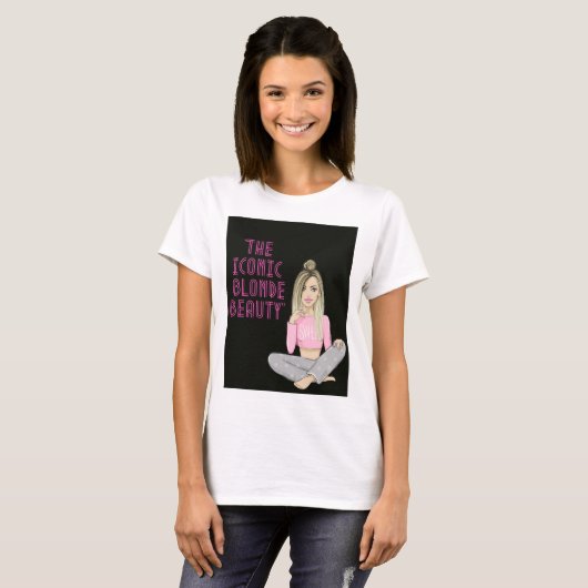 ICONISCH BLOND T-SHIRT (Voorkant volledig)