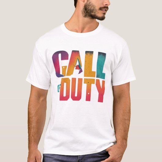 Iconisch 'Call of Duty' T-shirt voor elke gamer (Voorkant)
