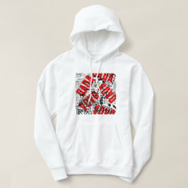 ICONISCH DADA ART POSTER HOODIE