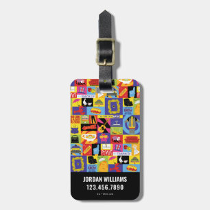 Iconisch FRIENDS™-patroon Bagagelabel