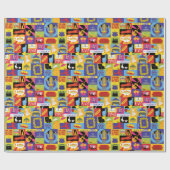Iconisch FRIENDS™-patroon Cadeaupapier (Vlak)