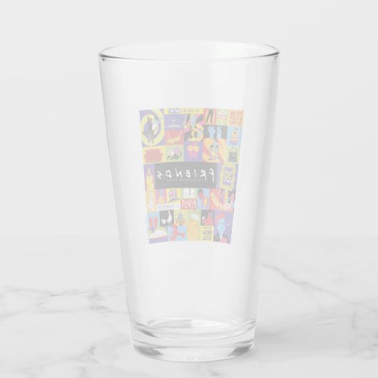 Iconisch FRIENDS™-patroon Glas (Achterkant)