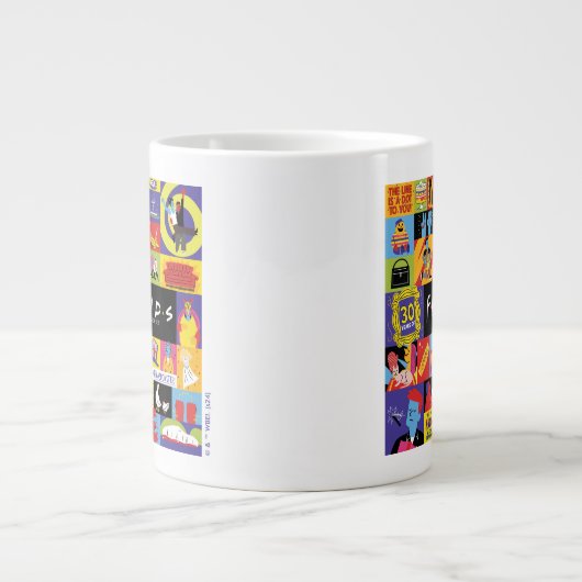 Iconisch FRIENDS™-patroon Grote Koffiekop (Voorkant)