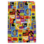 Iconisch FRIENDS™-patroon Medium Cadeauzakje (Achterkant)
