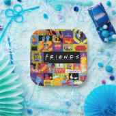 Iconisch FRIENDS™-patroon Papieren Bordje (Feest)