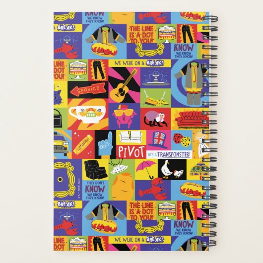 Iconisch FRIENDS™-patroon Planner (Achterkant)