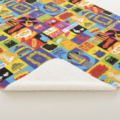 Iconisch FRIENDS™-patroon Sherpa Deken (3/4)