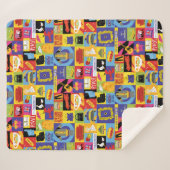 Iconisch FRIENDS™-patroon Sherpa Deken (Voorkant (horizontaal))