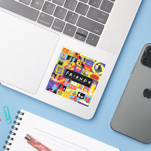 Iconisch FRIENDS™-patroon Sticker