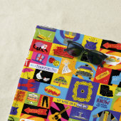 Iconisch FRIENDS™-patroon Strandlaken (In situ)