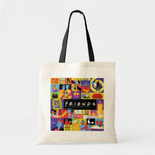 Iconisch FRIENDS™-patroon Tote Bag