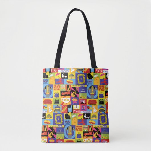 Iconisch FRIENDS™-patroon Tote Bag (Voorkant)