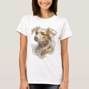 Iconisch Goud GOUDEN HOND Grafisch Ontwerp T-shirt