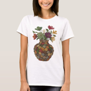 Iconisch grijs ABSTRACTE KUNST Artistiek motief v2 T-shirt