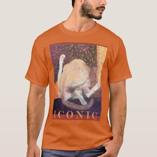 Iconisch kat T-shirt schilderen Ginger Tom Cat Kit (Voorkant)