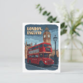 Iconisch Londen: een vintage reis Briefkaart (Staand voorkant)