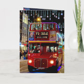 Iconisch Londen - Kerstmis Kaart (Achterkant)