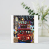 Iconisch Londen - Kerstmis  Kaart (Staand voorkant)