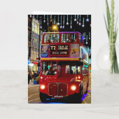 Iconisch Londen - Kerstmis Kaart (Achterkant)