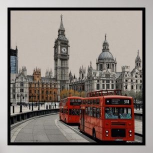 Iconisch Londen  Poster