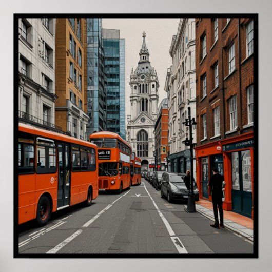 Iconisch Londen Poster (Voorkant)